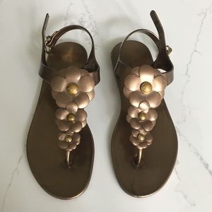 Coach Bronze Sandals